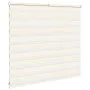 This beige marble woven zebra curtain has a width of 150.9 cm and is made of polyester. by , Blinds and blinds - Ref: Foro24-...