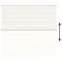 Estor cebra beige mármol tejido ancho 150,9 cm poliéster de , Persianas y estores - Ref: Foro24-4014636, Precio: 21,62 €, Des...