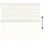 This beige marble woven zebra curtain has a width of 150.9 cm and is made of polyester. by , Blinds and blinds - Ref: Foro24-...