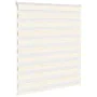 This is a beige marble woven zebra curtain, 115.9 cm wide, made of polyester. by , Blinds and blinds - Ref: Foro24-4014629, P...