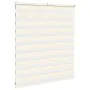 This is a beige marble woven zebra curtain, 115.9 cm wide, made of polyester. by , Blinds and blinds - Ref: Foro24-4014629, P...