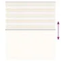 This is a beige marble woven zebra curtain, 115.9 cm wide, made of polyester. by , Blinds and blinds - Ref: Foro24-4014629, P...