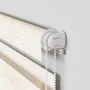 This beige marble woven zebra curtain has a width of 45.9 cm and is made of polyester. by , Blinds and blinds - Ref: Foro24-4...