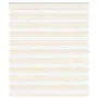 This is a beige marble woven zebra curtain, 115.9 cm wide, made of polyester. by , Blinds and blinds - Ref: Foro24-4014655, P...