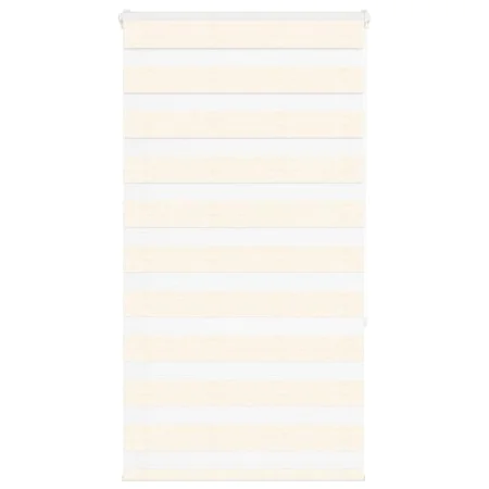 This beige zebra curtain is made of marble weave, with a width of 80.9 cm and is made of polyester. by , Blinds and blinds - ...