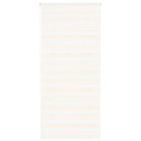 This beige marble woven zebra curtain has a width of 110.9 cm and is made of polyester. by , Blinds and blinds - Ref: Foro24-...