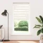This beige marble woven zebra curtain has a width of 110.9 cm and is made of polyester. by , Blinds and blinds - Ref: Foro24-...