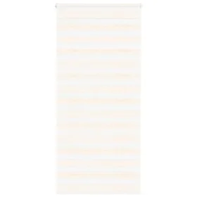 This beige marble woven zebra curtain has a width of 100.9 cm and is made of polyester. by , Blinds and blinds - Ref: Foro24-...