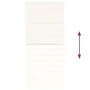 Diese beige Marmor-Zebra-Jalousie hat eine Breite von 100,9 cm und besteht aus Polyester. von , Jalousien und Jalousien - Ref...