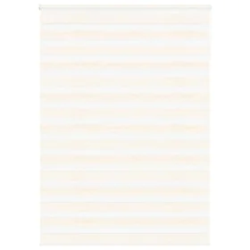 Diese beigefarbene Marmoreffekt-Zebra-Jalousie hat eine Breite von 150,9 cm und besteht aus Polyester. von , Jalousien und Ja...