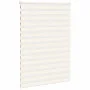 This beige marble woven zebra curtain has a width of 150.9 cm and is made of polyester. by , Blinds and blinds - Ref: Foro24-...