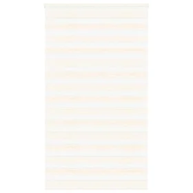 Diese beige Marmor-Zebra-Jalousie hat eine Breite von 130,9 cm und besteht aus Polyester. von , Jalousien und Jalousien - Ref...