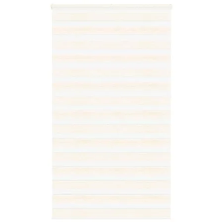 This beige marble woven zebra curtain has a width of 130.9 cm and is made of polyester. by , Blinds and blinds - Ref: Foro24-...