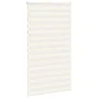 This beige marble woven zebra curtain has a width of 130.9 cm and is made of polyester. by , Blinds and blinds - Ref: Foro24-...