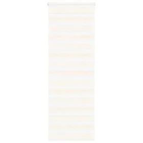 Diese beigefarbene Marmoreffekt-Zebra-Jalousie hat eine Breite von 65,9 cm und besteht aus Polyester. von , Jalousien und Jal...