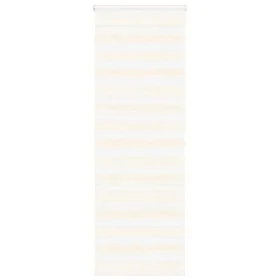 This beige zebra curtain is made of wide woven marble polyester measuring 65.9 cm. by , Blinds and blinds - Ref: Foro24-40146...