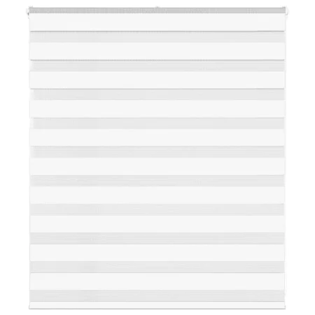 Zebra-Vorhang, weiß, 120x100 cm, Stoffbreite 115,9 cm, aus Polyester. von , Jalousien und Jalousien - Ref: Foro24-4014733, Pr...