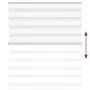 Zebra-Vorhang, weiß, 120x100 cm, Stoffbreite 115,9 cm, aus Polyester. von , Jalousien und Jalousien - Ref: Foro24-4014733, Pr...