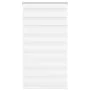 Zebra-Vorhang, weiß, 90x100 cm, Stoffbreite 85,9 cm, aus Polyester. von , Jalousien und Jalousien - Ref: Foro24-4014727, Prei...