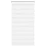 Zebra-Vorhang, weiß, 80x100 cm, Stoffbreite 75,9 cm, aus Polyester. von , Jalousien und Jalousien - Ref: Foro24-4014725, Prei...