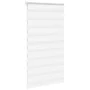 Zebra-Vorhang, weiß, 80x100 cm, Stoffbreite 75,9 cm, aus Polyester. von , Jalousien und Jalousien - Ref: Foro24-4014725, Prei...