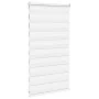White zebra curtain 80x100 cm, fabric width 75.9 cm, made of polyester. by , Blinds and blinds - Ref: Foro24-4014725, Price: ...
