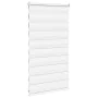 Zebra-Vorhang, weiß, 80x100 cm, Stoffbreite 75,9 cm, aus Polyester. von , Jalousien und Jalousien - Ref: Foro24-4014725, Prei...
