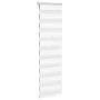This is a white zebra curtain 50x100 cm, with a width of 45.9 cm, made of polyester fabric. by , Blinds and blinds - Ref: For...