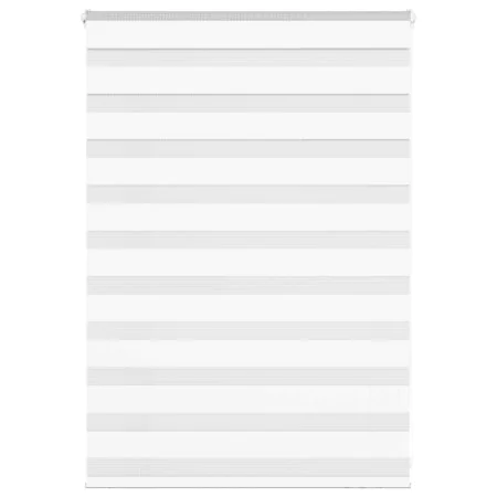 White zebra curtain 110x100 cm, fabric width 105.9 cm, made of polyester. by , Blinds and blinds - Ref: Foro24-4014731, Price...