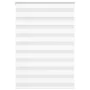 White zebra curtain 110x100 cm, fabric width 105.9 cm, made of polyester. by , Blinds and blinds - Ref: Foro24-4014731, Price...