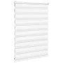 White zebra curtain 110x100 cm, fabric width 105.9 cm, made of polyester. by , Blinds and blinds - Ref: Foro24-4014731, Price...
