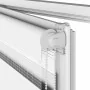 This is a white zebra curtain 50x100 cm, with a width of 45.9 cm, made of polyester fabric. by , Blinds and blinds - Ref: For...