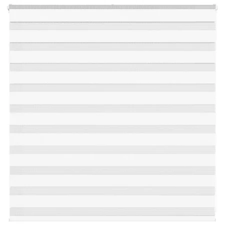 White zebra curtain 145x100 cm, fabric width 140.9 cm, polyester. by , Blinds and blinds - Ref: Foro24-4014738, Price: 26,73 ...