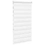 White zebra curtain 85x150 cm, fabric width 80.9 cm, made of polyester. by , Blinds and blinds - Ref: Foro24-4014752, Price: ...