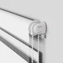 White zebra curtain 85x150 cm, fabric width 80.9 cm, made of polyester. by , Blinds and blinds - Ref: Foro24-4014752, Price: ...