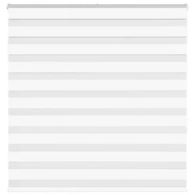 White zebra curtain 150x150 cm, fabric width 145.9 cm, made of polyester. by , Blinds and blinds - Ref: Foro24-4014765, Price...