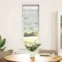 White zebra curtain 45x150 cm, fabric width 40.9 cm, made of polyester. by , Blinds and blinds - Ref: Foro24-4014744, Price: ...