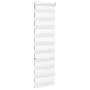 White zebra curtain 45x150 cm, fabric width 40.9 cm, made of polyester. by , Blinds and blinds - Ref: Foro24-4014744, Price: ...