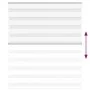 White zebra curtain 120x150 cm, fabric width 115.9 cm, made of polyester. by , Blinds and blinds - Ref: Foro24-4014759, Price...
