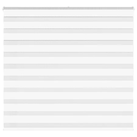 White zebra curtain 160x150 cm, fabric width 155.9 cm, made of polyester. by , Blinds and blinds - Ref: Foro24-4014767, Price...