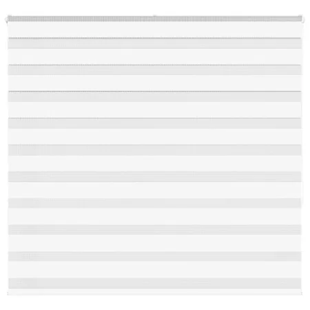 Zebra-Vorhang, weiß, 160x150 cm, Stoffbreite 155,9 cm, aus Polyester. von , Jalousien und Jalousien - Ref: Foro24-4014767, Pr...