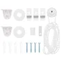 Roll-up shower blind with cassette 130x240 cm fabric width by , Blinds and blinds - Ref: Foro24-4015059, Price: 21,45 €, Disc...