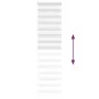White zebra curtain 65x230 cm, fabric width 60.9 cm, made of polyester. by , Blinds and blinds - Ref: Foro24-4014800, Price: ...