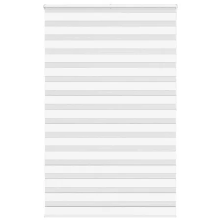 Zebra-Vorhang, weiß, 145x200 cm, Stoffbreite 140,9 cm, aus Polyester. von , Jalousien und Jalousien - Ref: Foro24-4014790, Pr...