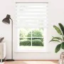 White zebra curtain 145x200 cm, fabric width 140.9 cm, made of polyester. by , Blinds and blinds - Ref: Foro24-4014790, Price...