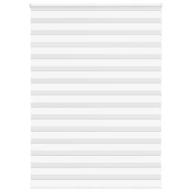 Zebra-Vorhang, weiß, 155x200 cm, Stoffbreite 150,9 cm, aus Polyester. von , Jalousien und Jalousien - Ref: Foro24-4014792, Pr...
