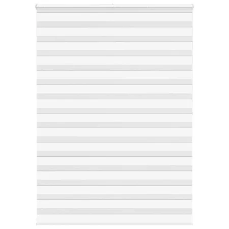 Zebra-Vorhang, weiß, 155x200 cm, Stoffbreite 150,9 cm, aus Polyester. von , Jalousien und Jalousien - Ref: Foro24-4014792, Pr...