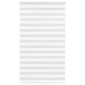 Zebra-Vorhang, weiß, 135x230 cm, Stoffbreite 130,9 cm, aus Polyester. von , Jalousien und Jalousien - Ref: Foro24-4014814, Pr...