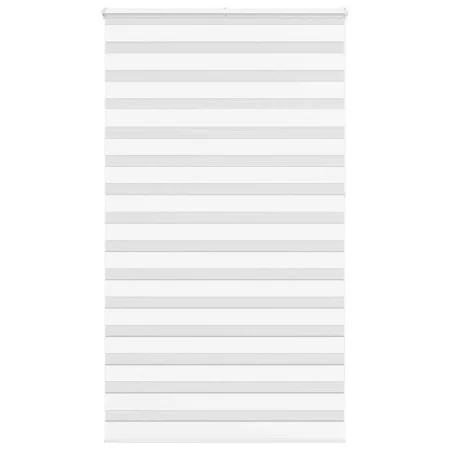 White zebra curtain 135x230 cm, fabric width 130.9 cm, made of polyester. by , Blinds and blinds - Ref: Foro24-4014814, Price...