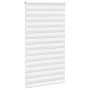 White zebra curtain 135x230 cm, fabric width 130.9 cm, made of polyester. by , Blinds and blinds - Ref: Foro24-4014814, Price...